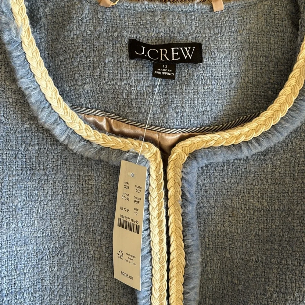 J. Crew Frances Lady Jacket in Maritime Tweed - Picture 2 of 4